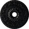 Ekena Millwork Vaduz Ceiling Medallion (Fits Canopies up to 3 1/2"), 23 1/2"OD x 3 1/2"ID x 2 1/8"P, Jet Black CM23VABLF - alternate 1